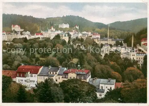 AK / Ansichtskarte Marienbad_Tschechien_Boehmen Teilansicht Marienbad_Tschechien