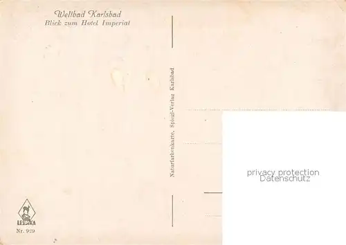 AK / Ansichtskarte Karlsbad_Eger_Karlovy_Vary Hotel Imperial  