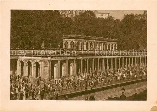 AK / Ansichtskarte Karlsbad_Eger_Karlovy_Vary Muehlbrunn Kolonnade 