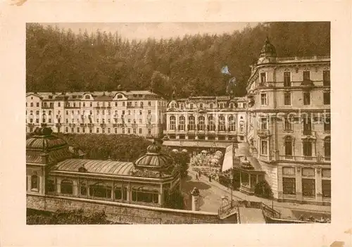 AK / Ansichtskarte Karlsbad_Eger_Karlovy_Vary Parkhotel Pupp Aussenansicht 