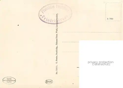 AK / Ansichtskarte Tabarz Die Tanzbuche Tabarz