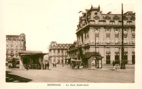 AK / Ansichtskarte Bordeaux_33 La Gare Saint Jean 