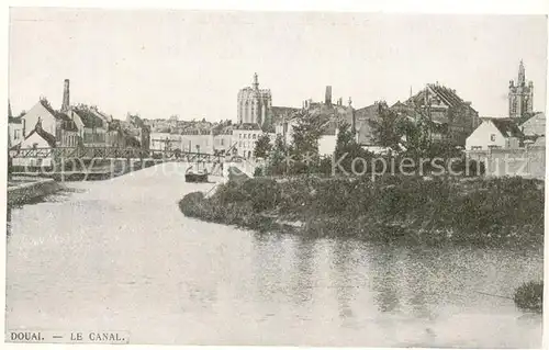 AK / Ansichtskarte Douai_59 Le Canal 