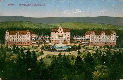 AK / Ansichtskarte Saal_67_Elsass Sanatorium Tannenberg 