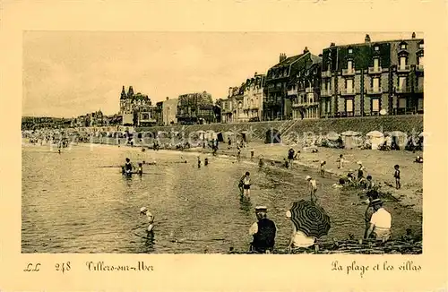AK / Ansichtskarte Villers_14 sur Mer La plage et les villas 