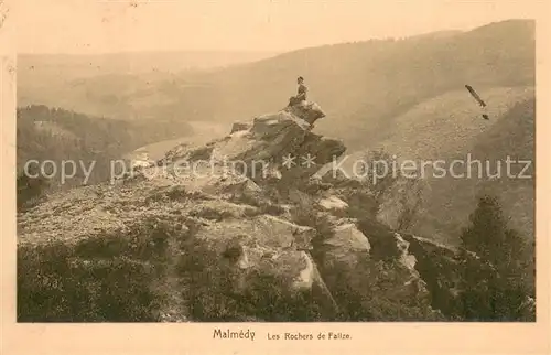 AK / Ansichtskarte Malmedy_Wallonie Les Rochers de Fallze Malmedy Wallonie