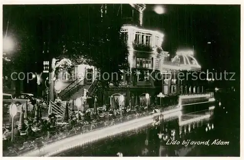 AK / Ansichtskarte Amsterdam__NL Lido bij avond Adam 