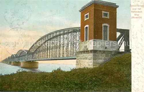 AK / Ansichtskarte Spoorbrug_NL over het Hollandsch Diep 