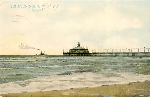 AK / Ansichtskarte Scheveningen Zergezicht Scheveningen