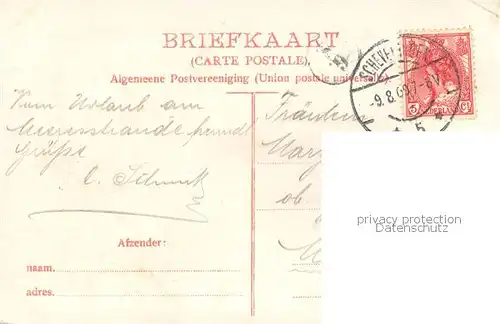 AK / Ansichtskarte Scheveningen Zergezicht Scheveningen