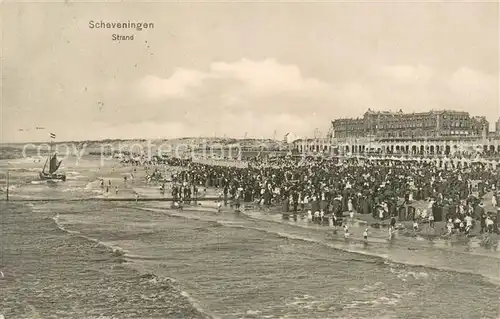 AK / Ansichtskarte Scheveningen Strand Scheveningen