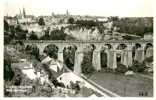 AK / Ansichtskarte Luxembourg__Luxemburg Vue generale 