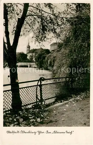 AK / Ansichtskarte Altenburg__Thueringen Partie am Wasser 