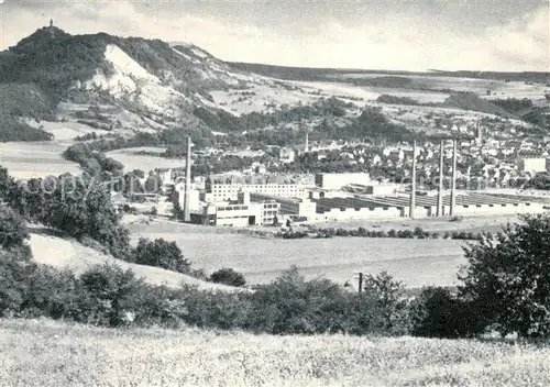 AK / Ansichtskarte Kahla_Thueringen Totalansicht Fabrik Gebirge Kahla_Thueringen