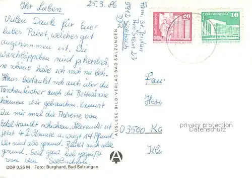 AK / Ansichtskarte Seebach_Eisenach Teilansichten Gebaeude Spring  Brunnen Seebach Eisenach