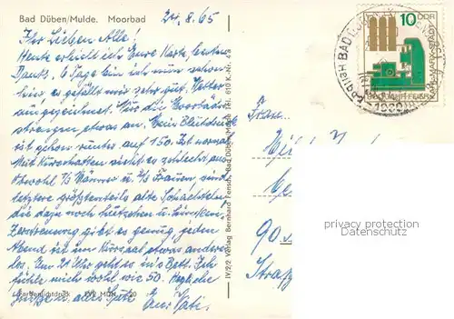 AK / Ansichtskarte Bad_Dueben Moorbad Aussenansicht Bad_Dueben