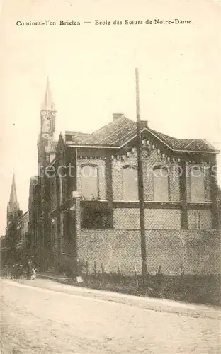 AK / Ansichtskarte Comines_59 Ten Brieles Ecole des Soeurs de Notre Dame 