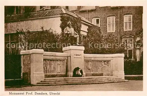 AK / Ansichtskarte Utrecht_NL Monument Prof Donders 