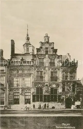 AK / Ansichtskarte Delft_NL Gemeentehuis 