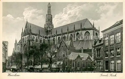 AK / Ansichtskarte Haarlem_NL Groote Kerk 