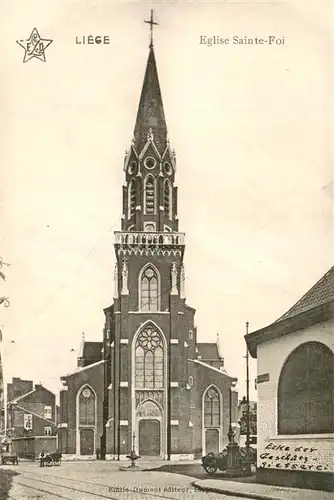 AK / Ansichtskarte Liege_Luettich Eglise Sainte Foi Liege Luettich