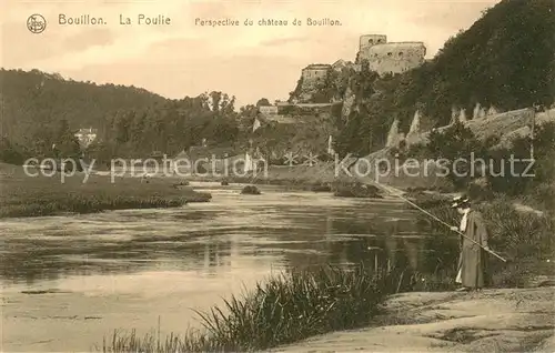 AK / Ansichtskarte Bouillon__Wallonne_Belgie Perspective du chateau de Bouillon 