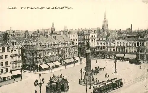AK / Ansichtskarte Lille_Antwerpen Vue panoramique sur la Grand Place Lille_Antwerpen