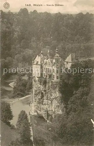 AK / Ansichtskarte Walzin_Belgie Vue du Chateau 