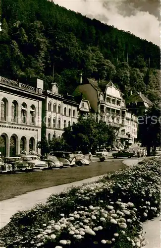 AK / Ansichtskarte Wildbad_Schwarzwald Partie beim Eberhardsbad und Katharinenstift Wildbad_Schwarzwald