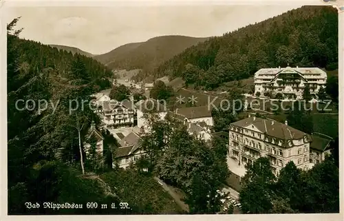 AK / Ansichtskarte Bad_Rippoldsau_Schwarzwald Fliegeraufnahme Bad_Rippoldsau