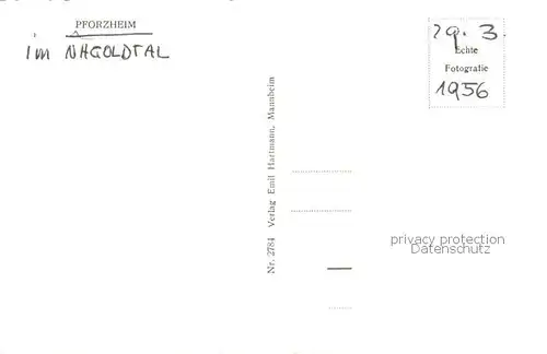 AK / Ansichtskarte Pforzheim Fliegeraufnahme Pforzheim