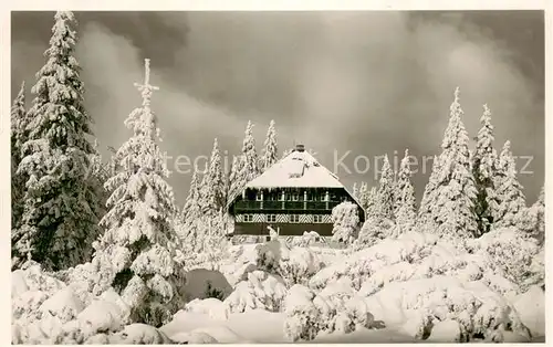 AK / Ansichtskarte Wildsee_Schwarzwald Darmstaedter Huette 