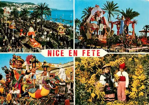 AK / Ansichtskarte Nice__06_Nizza Son Carnaval et ses batailles de fleurs 