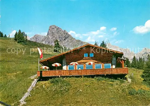 AK / Ansichtskarte Kals_Grossglockner Bergstation Restaurant Glocknerblick mit Blauspitze Kals Grossglockner