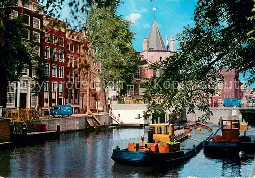 AK / Ansichtskarte Amsterdam__NL Geldersekade met Schreierstoren 