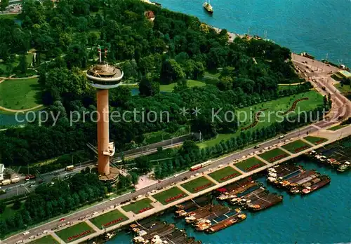 AK / Ansichtskarte Rotterdam Fliegeraufnahme met Euromast Rotterdam
