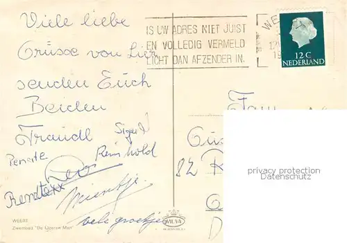 AK / Ansichtskarte Weert__NL ZwembadDe Ijzeren Man 