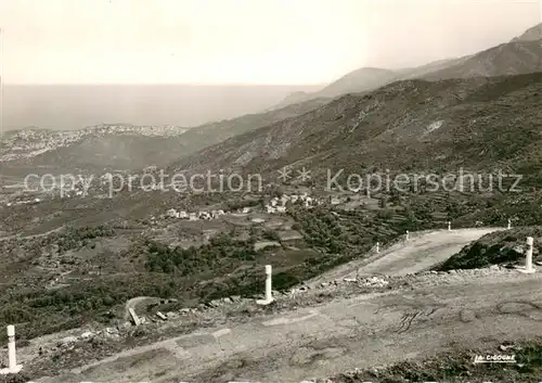 AK / Ansichtskarte Bastia_Corse Col de Teghime vue sur Barbaggio 