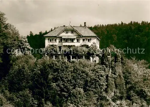 AK / Ansichtskarte Herrenalb_Schwarzwald Hotel Pension Schoene Aussicht 