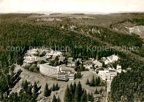 AK / Ansichtskarte Wildbad_Schwarzwald Fliegeraufnahme mit Sommerberg Wildbad_Schwarzwald