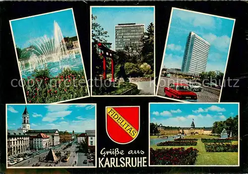 AK / Ansichtskarte Karlsruhe_Baden Teilansichten Karlsruhe_Baden
