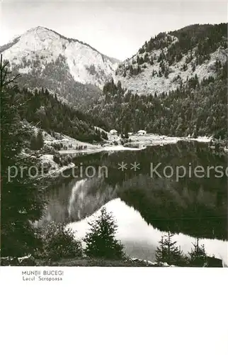 AK / Ansichtskarte Muntii_Bucegi_RO Lacul Scropoasa 
