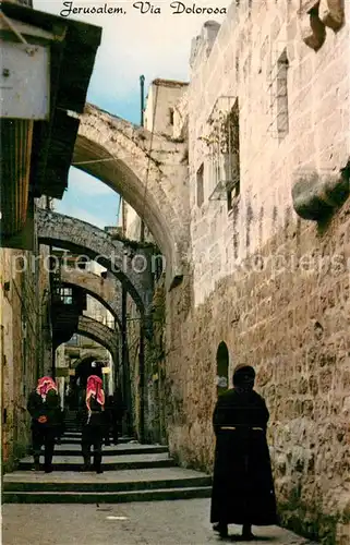 AK / Ansichtskarte Jerusalem_Yerushalayim Via Dolorosa Jerusalem_Yerushalayim