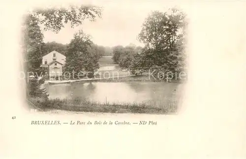 AK / Ansichtskarte Bruxelles_Bruessel Le Parc du Bois de la Cambre Bruxelles_Bruessel