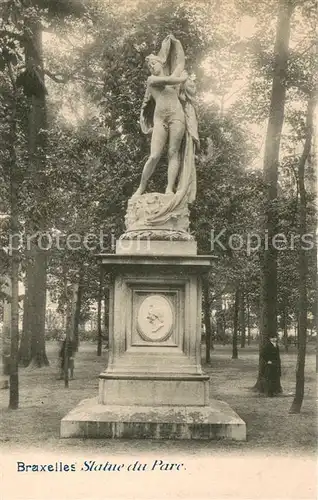 AK / Ansichtskarte Bruxelles_Bruessel Statue du Parc Bruxelles_Bruessel