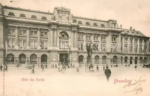 AK / Ansichtskarte Bruxelles_Bruessel Hotel des Postes Bruxelles_Bruessel