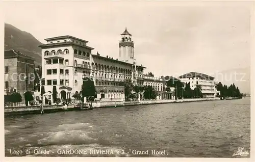 AK / Ansichtskarte Gardone_Riviera_di_Garda_IT Grand Hotel 