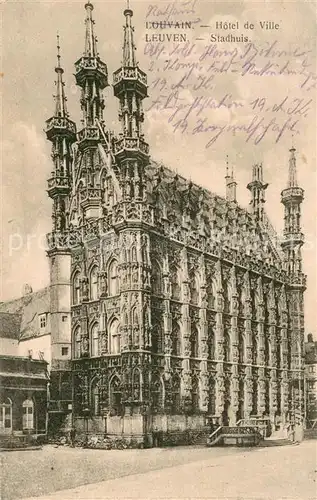 AK / Ansichtskarte Louvain_Flandre Hotel de Ville Louvain_Flandre