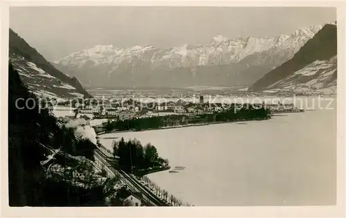 AK / Ansichtskarte Zell_See_AT Panorama mit Steinernes Meer 