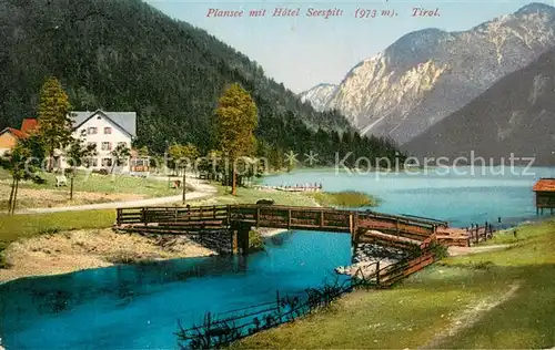 AK / Ansichtskarte Plansee_Tirol_AT mit Hotel Seespitz 